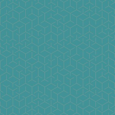  Altıgen Labirent deseni soyut illüstrasyon