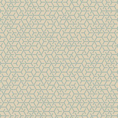  Altıgen Labirent deseni soyut illüstrasyon