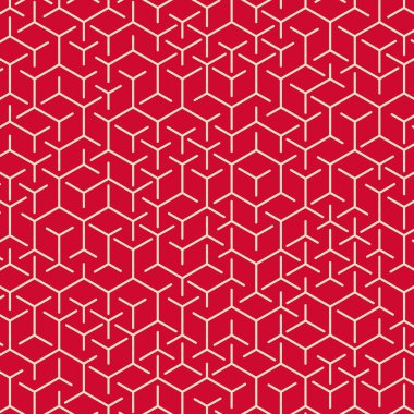  Altıgen Labirent deseni soyut illüstrasyon