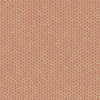  Altıgen Labirent deseni soyut illüstrasyon