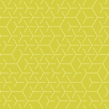  Altıgen Labirent deseni soyut illüstrasyon