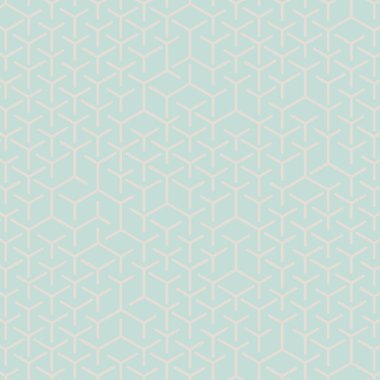  Altıgen Labirent deseni soyut illüstrasyon