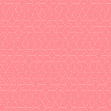  Altıgen Labirent deseni soyut illüstrasyon