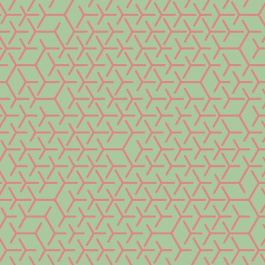  Altıgen Labirent deseni soyut illüstrasyon