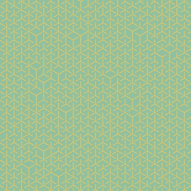  Altıgen Labirent deseni soyut illüstrasyon