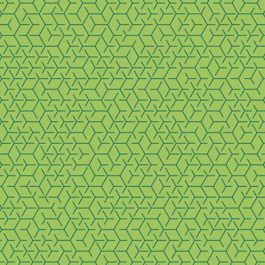  Altıgen Labirent deseni soyut illüstrasyon