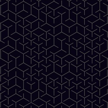  Altıgen Labirent deseni soyut illüstrasyon