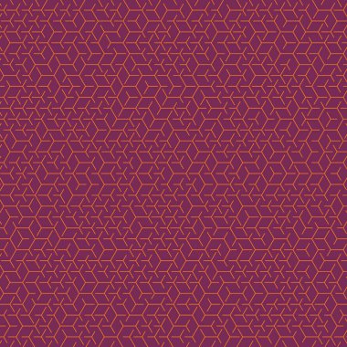  Altıgen Labirent deseni soyut illüstrasyon