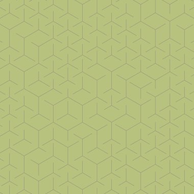  Altıgen Labirent deseni soyut illüstrasyon