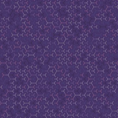  Altıgen Labirent deseni soyut illüstrasyon