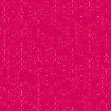  Altıgen Labirent deseni soyut illüstrasyon