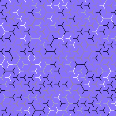  Altıgen Labirent deseni soyut illüstrasyon