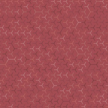  Altıgen Labirent deseni soyut illüstrasyon