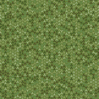  Altıgen Labirent deseni soyut illüstrasyon