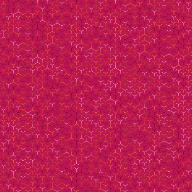  Altıgen Labirent deseni soyut illüstrasyon