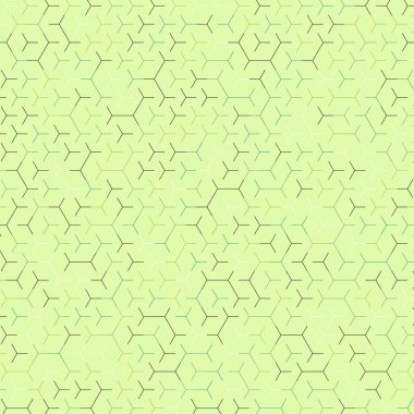  Altıgen Labirent deseni soyut illüstrasyon