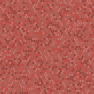  Altıgen Labirent deseni soyut illüstrasyon