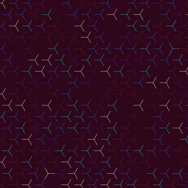  Altıgen Labirent deseni soyut illüstrasyon