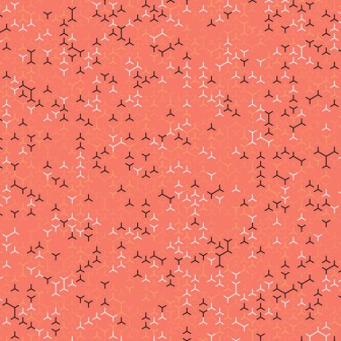  Altıgen Labirent deseni soyut illüstrasyon