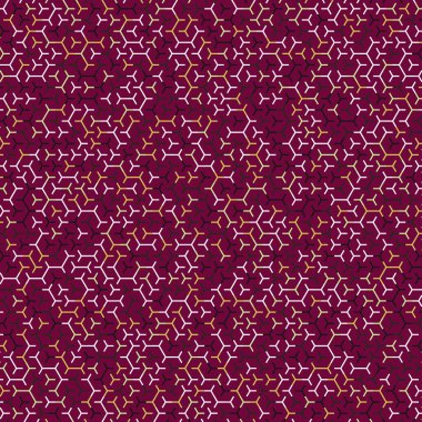  Altıgen Labirent deseni soyut illüstrasyon