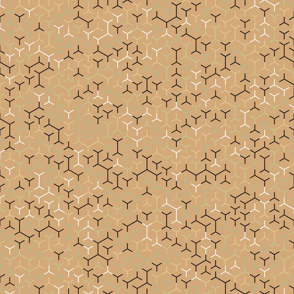  Altıgen Labirent deseni soyut illüstrasyon