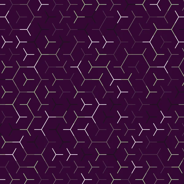  Altıgen Labirent deseni soyut illüstrasyon