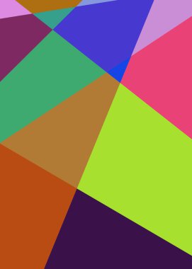 Geometrik soyutlama üretken sanat arkaplan çizimi