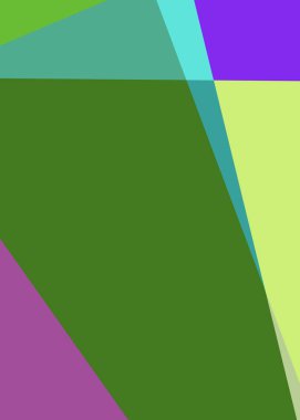 Geometrik soyutlama üretken sanat arkaplan çizimi