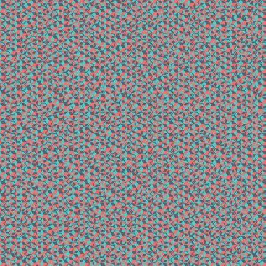  Altıgen Labirent deseni soyut illüstrasyon