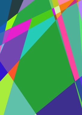 Geometrik soyutlama üretken sanat arkaplan çizimi