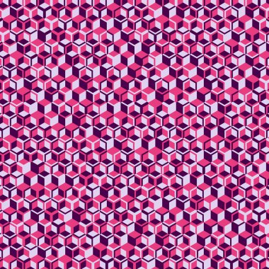  Altıgen Labirent deseni soyut illüstrasyon