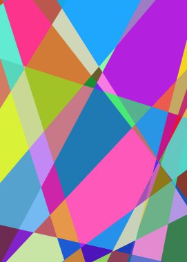 Geometrik soyutlama üretken sanat arkaplan çizimi