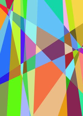 Geometrik soyutlama üretken sanat arkaplan çizimi