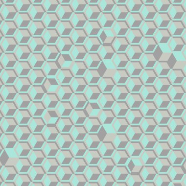  Altıgen Labirent deseni soyut illüstrasyon