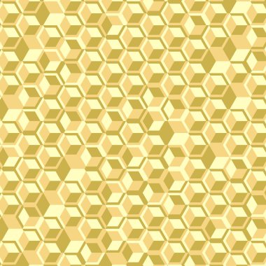  Altıgen Labirent deseni soyut illüstrasyon