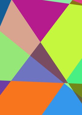 Geometrik soyutlama üretken sanat arkaplan çizimi