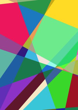 Geometrik soyutlama üretken sanat arkaplan çizimi