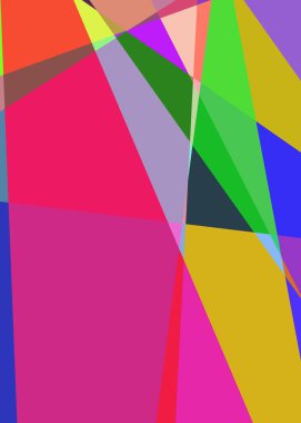 Geometrik soyutlama üretken sanat arkaplan çizimi