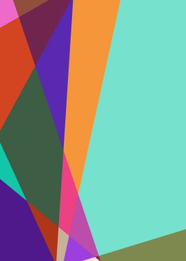 Geometrik soyutlama üretken sanat arkaplan çizimi