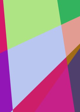 Geometrik soyutlama üretken sanat arkaplan çizimi