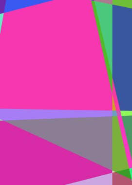 Geometrik soyutlama üretken sanat arkaplan çizimi