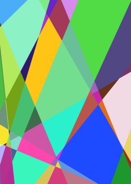 Geometrik soyutlama üretken sanat arkaplan çizimi