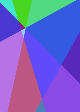 Geometrik soyutlama üretken sanat arkaplan çizimi