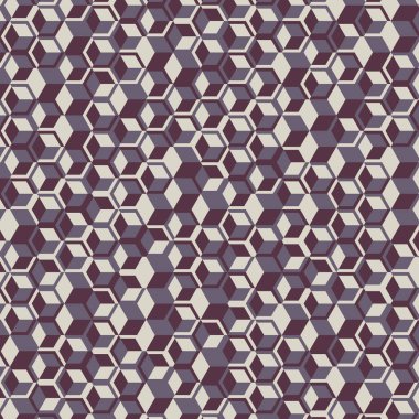  Altıgen Labirent deseni soyut illüstrasyon