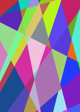 Geometrik soyutlama üretken sanat arkaplan çizimi