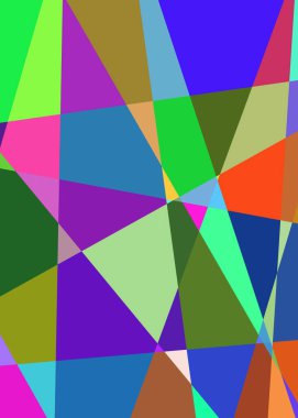 Geometrik soyutlama üretken sanat arkaplan çizimi