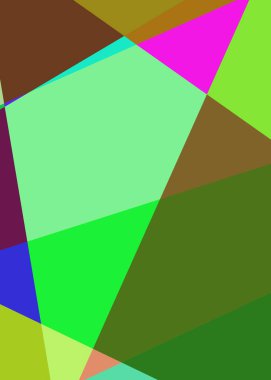 Geometrik soyutlama üretken sanat arkaplan çizimi