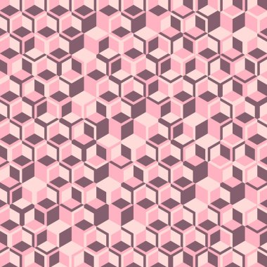  Altıgen Labirent deseni soyut illüstrasyon