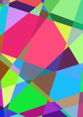 Geometrik soyutlama üretken sanat arkaplan çizimi