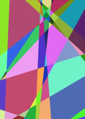 Geometrik soyutlama üretken sanat arkaplan çizimi